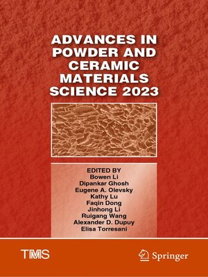 cover image of Advances in Powder and Ceramic Materials Science 2023